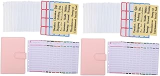 NOLITOY 2 Conjuntos Manual Envelopes De Dinheiro Para Enchimento De Dinheiro Envelopes Fichário Organizador De Dinheiro Sala De Aula Economia De Dinheiro Fichário Pasta De Arquivo De