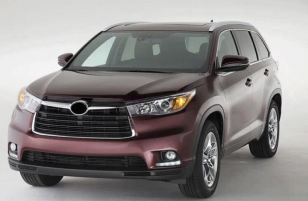 Auto-Tech Clear Fog Light w/Bezel Switch Wire Bulb fog lamp assembly kit Replacement For Toyota HighLander 2014-2016