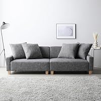 Amazon｜RASIK ソファー 1.5人掛け 単品 ココアブラウン 脚