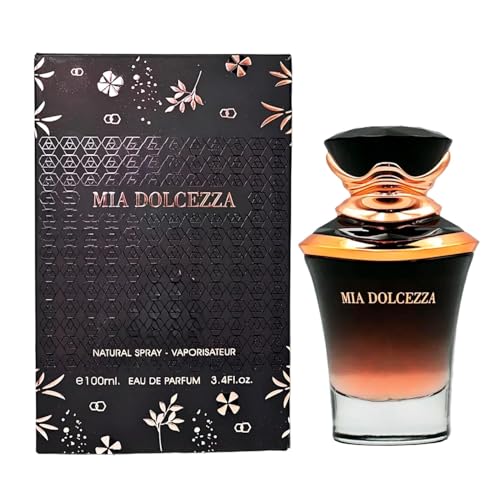 Mia Dolcezza Eau de Parfum 100 ml - 3.4 oz – Long-Lasting Floral, Sweet & Woody Fragrance for Women