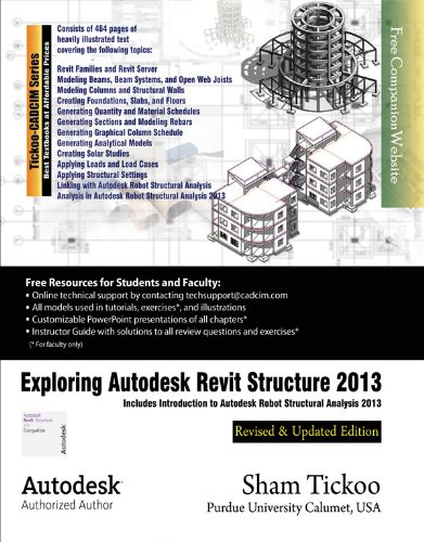 Autodesk Revit Structure 2013 livre anglais d'ingénierie et modélisation BIM