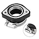 Ansaugstutzen Vergaser,KIMISS Motorrad Vergaser Ansaugkrümmer Achsmanschette Gummi Adapter für Motorrad VM24 28mm InnendurchmesserDirekte Passform