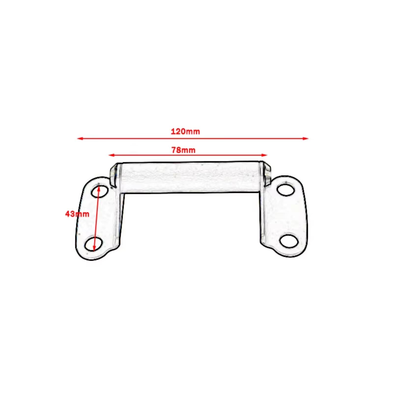 Support Pour CL250 CL300 Moto Support Navigation GPS Support Téléphone Moto Extension Barre Transversale Navigation GPS Support Accessoires