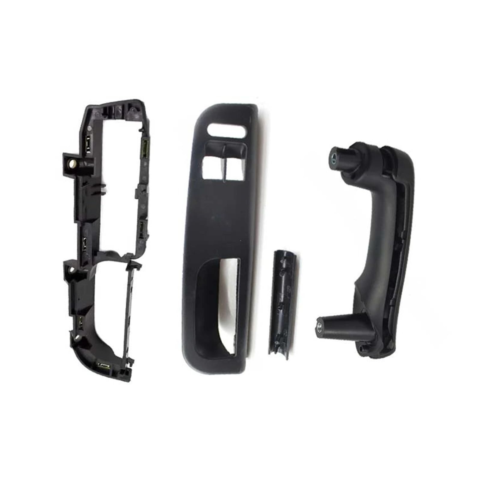 Hhfksci Car Interior Door Pull Handle for VW for Bora for Golf 4 MK4 for Jetta 1999-2004 LHD Car Window Switch Cover Panel Door Pull Grab Handle(Black 5pcs)