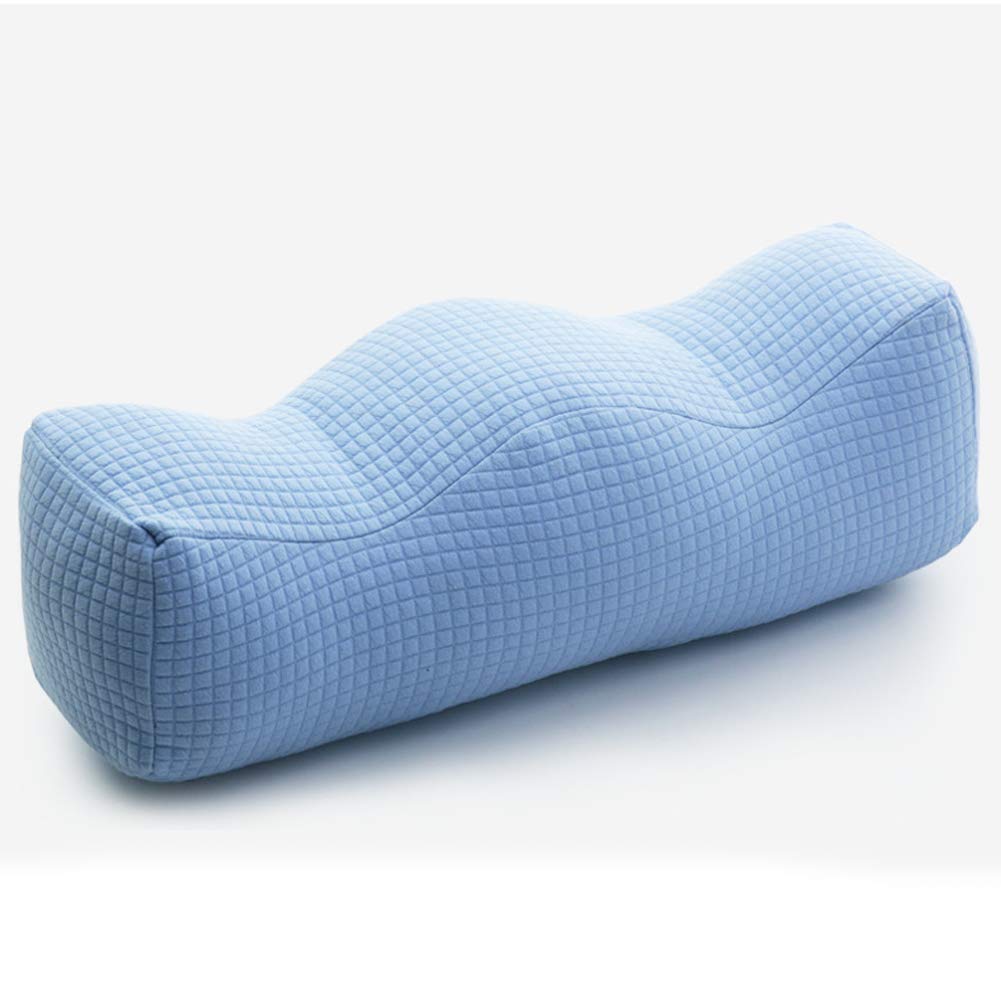 Almohada ortopédica de elevación de piernas, cojín de apoyo contorneado para alivio del dolor de espalda, cadera, rodilla, reposapiés de espuma de alta densidad para mayor comodidad, almohada de apoyo