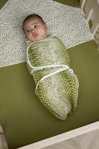 MEYCO Pucktuch 0-3M. Swaddle 1,0TOG Neugeborene Snake Avocado – Ansicht 4