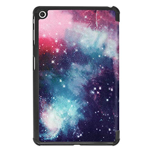 Gwylh Vegan Leather Case For Lg G Pad 5 10.1, Light Weight Slim Tri-Fold Case Magnetic Cover Stand Compatible With Lg G Pad 5 10.1 Inches Tablet 2019 Release, Model:lm-T600L Outer Space #TOP2