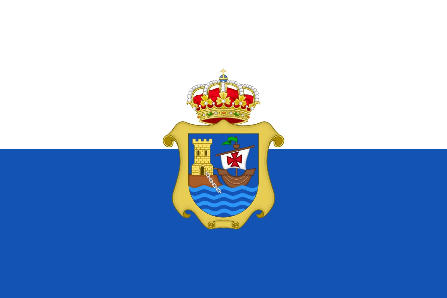Drapeau de Comillas grand format pour décoration de salon espagnol