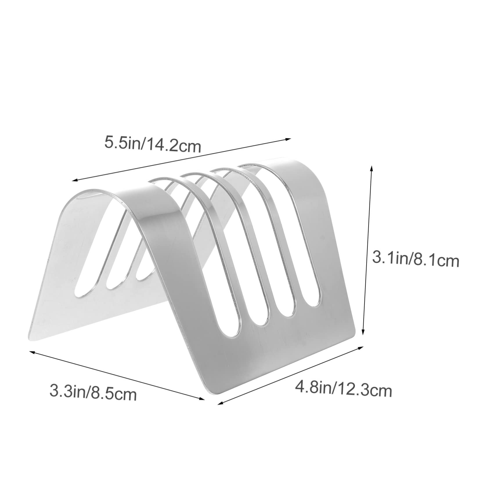 UTHCLO Bread Holder Toast Rack Stainless-steel Bread Rack Baking Hotel Buffet Snack Stand Easy Maintenance