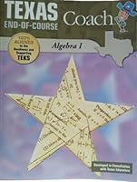 Texas STAAR Coach End-Of-Course Algebra I 0783686862 Book Cover