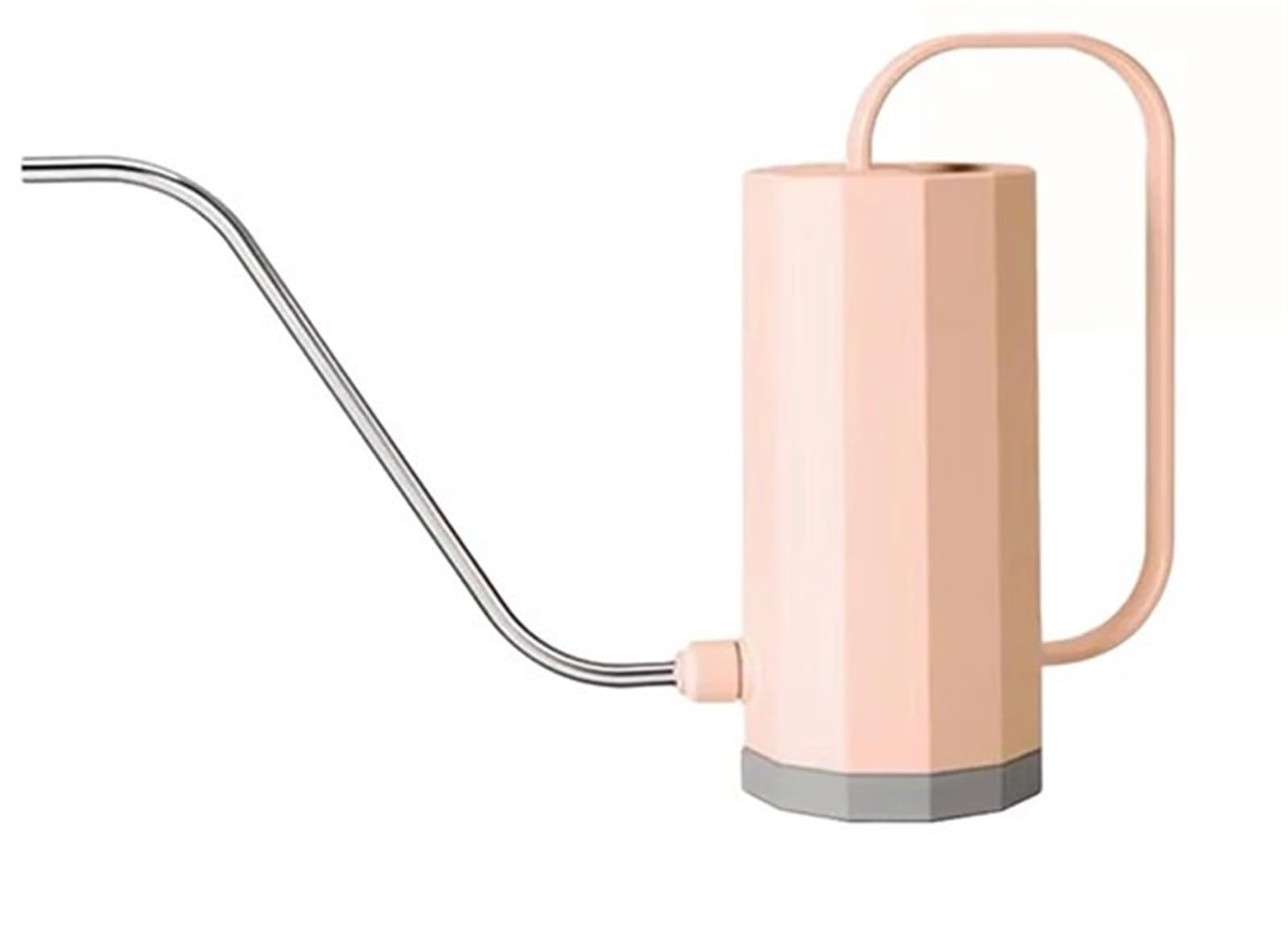Watering Can 1000ml Flower Spray Pot Stainless Steel Curved Mouth Watering Can Household Removable Nozzle Multi-function