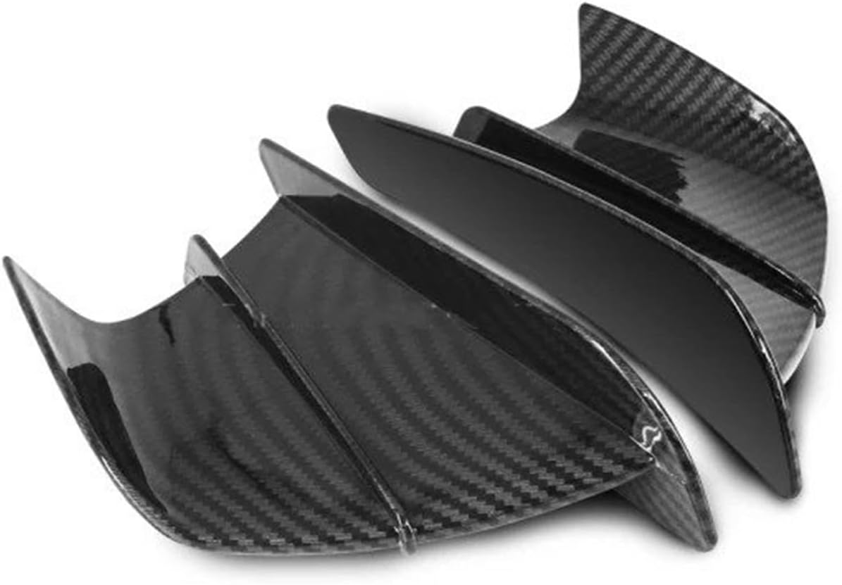 Fairing Deflectors For Ducati For Panigale V2 V4 899 959 1198 1199 1299 Panigale R S Motorcycle Fairing Side Winglet Aerodynamic Wing Deflector(Carbon fiber texture)