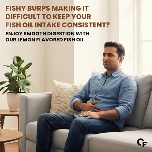 Image of Carbamide Forte Salmon Omega 3 Fish Oil Capsules | Salmon Fish Oil Omega 3 Capsule 1000mg For Men & Women | Omega3 Fishoil Supplement For For Heart, Joints, Bones & Skin - 10 Softgels