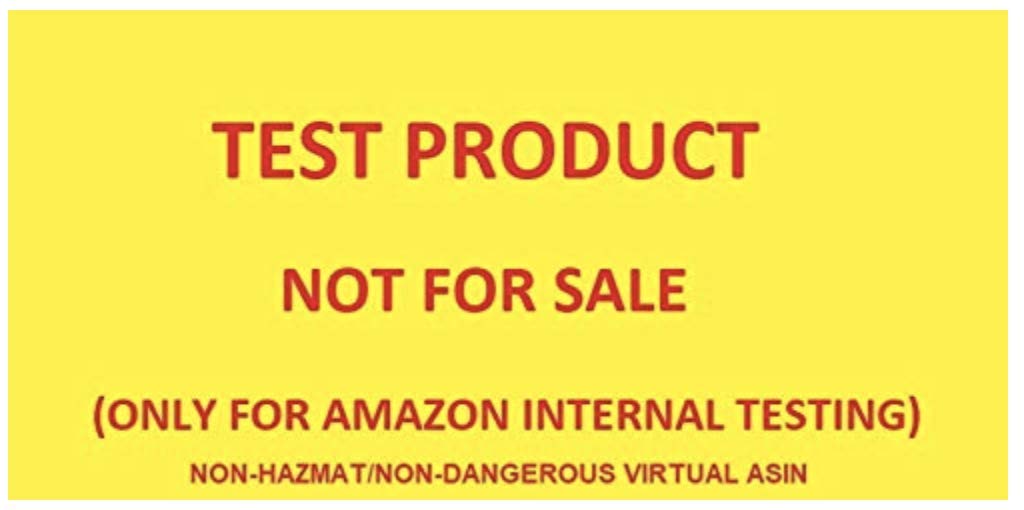 Test Product - Not for Sale