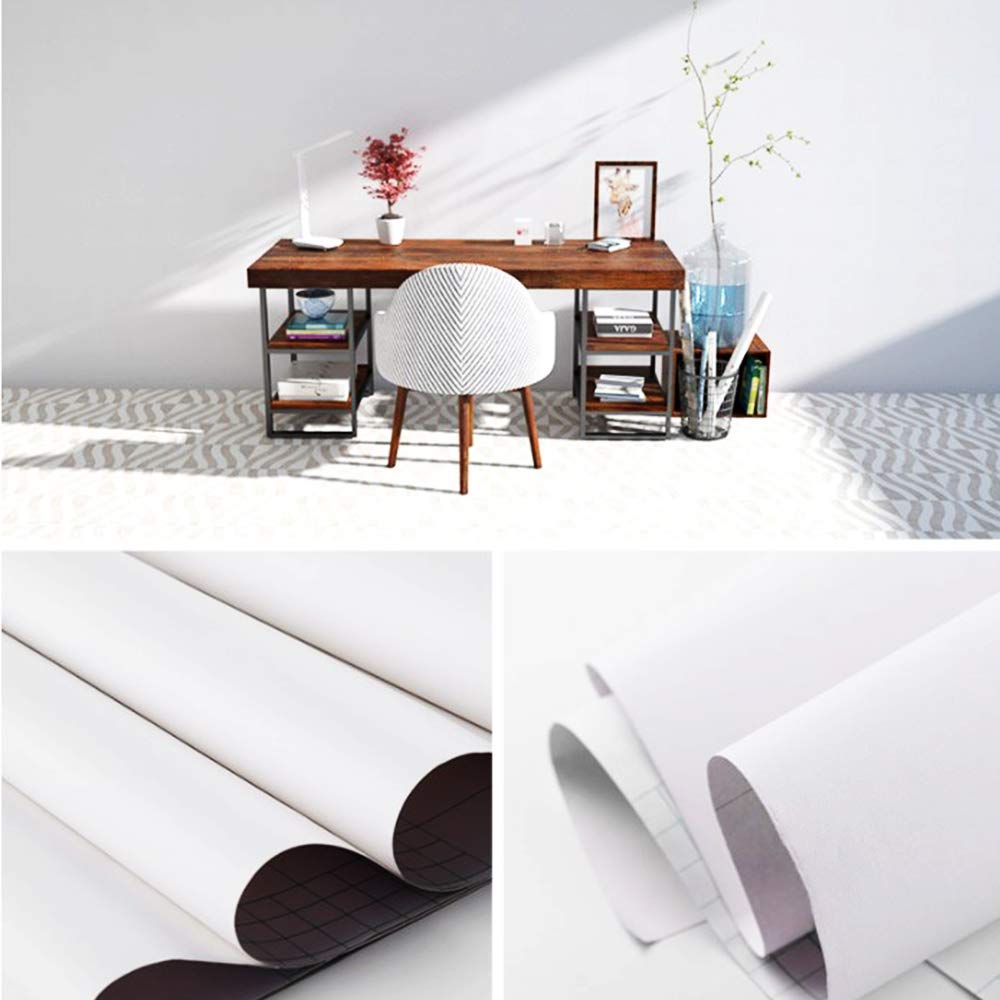 Carta Adesiva Bianca Lucida Per Mobili - Pellicola 40x300 Cm Impermeabile E Facile Da Applicare - Foto 4