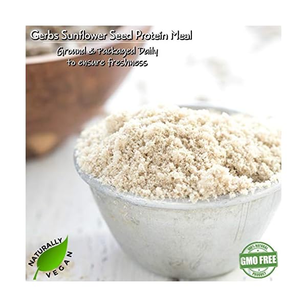 Ground Sunflower Seed Meal, 1 LB By Gerbs Top 14 Food Allergy Free