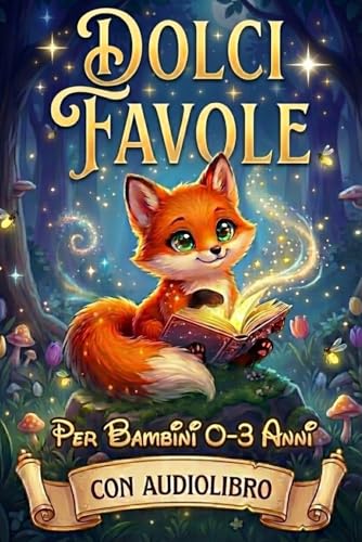 Dolci Favole per Bambini 0-3 anni: Magiche Storie di Animali Illustrate a Colori che Parlano al Cuore. Fiabe Educative per la Buonanotte e Sogni Sereni. Un Regalo Speciale per Momenti Preziosi.