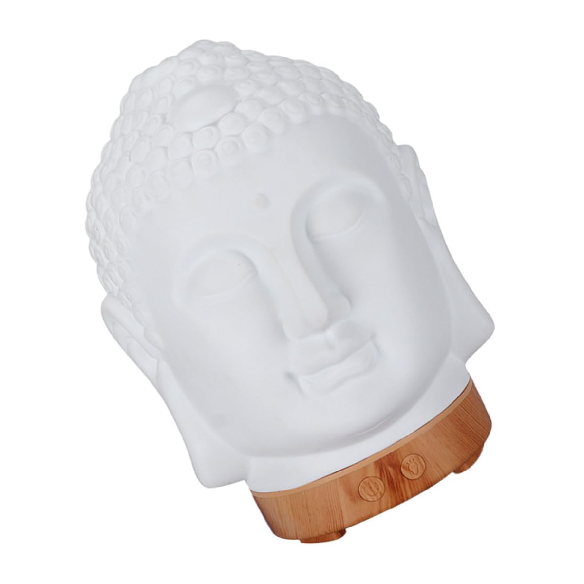 Umidificatore Aroma Buddha in Ceramica Bianca Ac220 10w Compatto | Capacità Sotto 1l, Funzionamento Silenzioso, Portatile, per Ristoranti Hotel