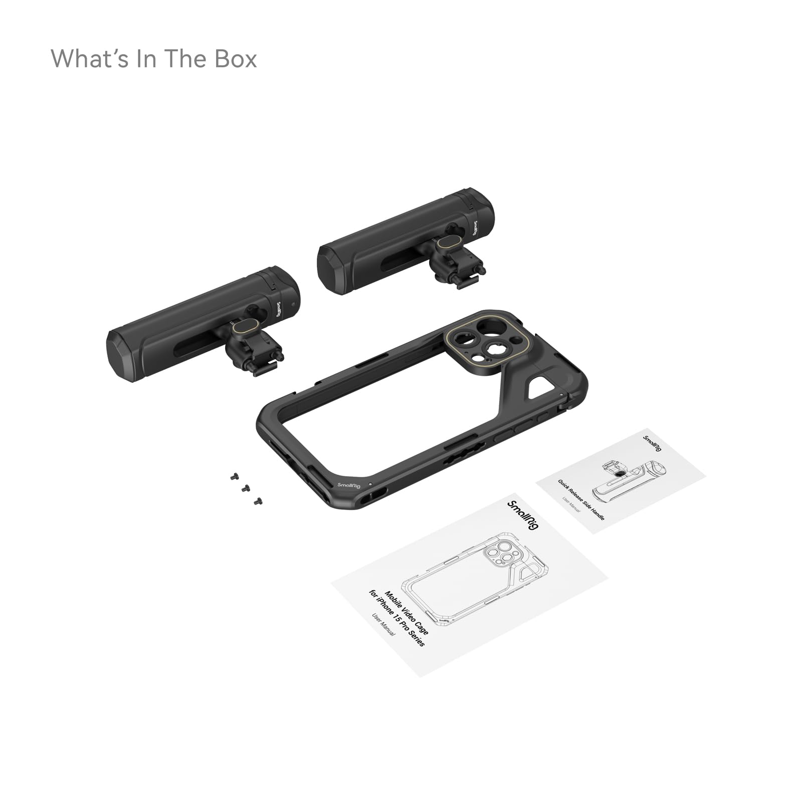 SmallRig Mobile Video Kit (Dual Handheld) for iPhone 15 Pro Max