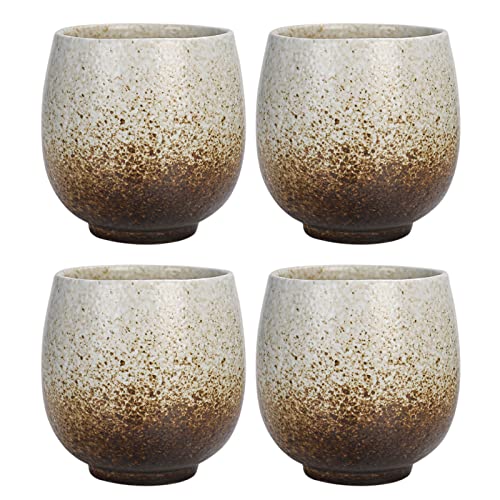 Taza de porcelana sin asa, multicolor, para desayuno, exterior, vintage, japonesa, juego de café, porcelana, multicolor, pintado a mano, 150 ml