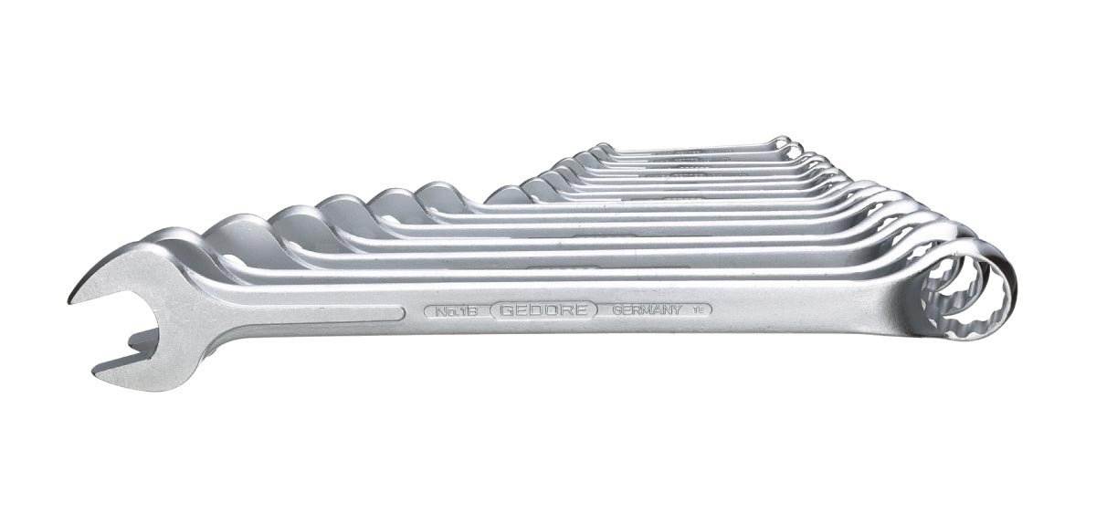 GEDORE 6012410 Combination Wrench Set, 823mm Width (15 Pieces