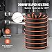WEIMILOR Drum Heater,Industrial Grade/Weather Drum Heating Blanket,Gallon Drum Heater Fixed Thermostat 150℉,Insulated Band Heater Pail Heater Barrel Heater,200L