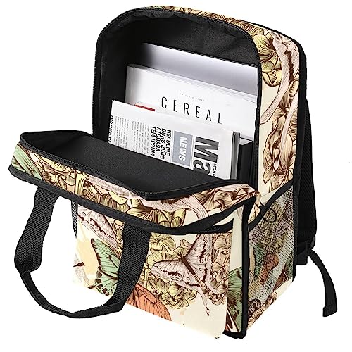 Sac à dos pour garçons motif libellule multicolore 14 pouces