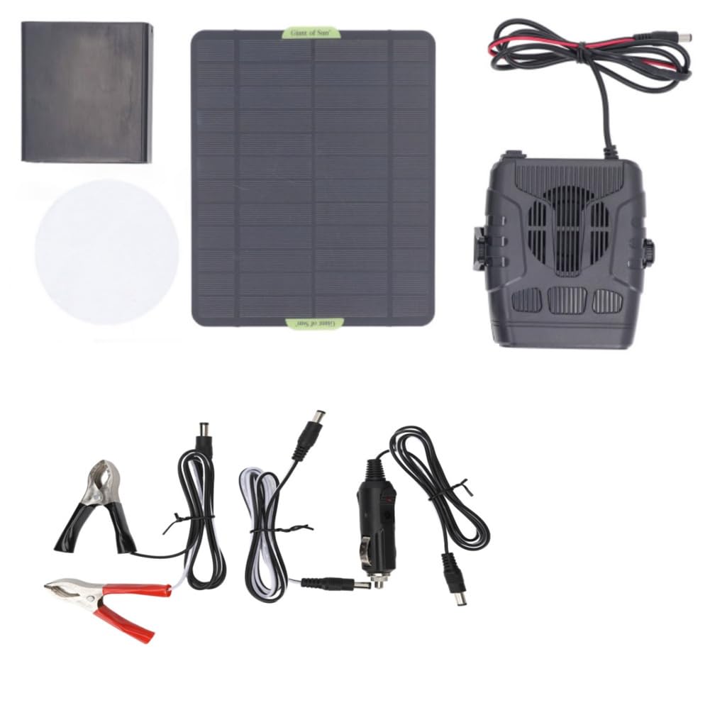 solar heizung camping Solarpanel-Heizung, geeignet für die im Wohnmobil, Outdoor-Camping, Solar-Haustierhaus-Heizung und Entfeuchtungsausrüstung, tragbare Raumheizung, spart Nutzungskosten Haustier Weapon Prop Size:37 Small 4-star campsite in