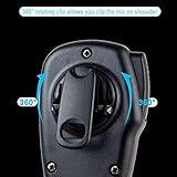 Retevis Walkie Talkie Speaker Mic 2 Pin Shoulder Microphone Compatible with Two Way Radio RT24 RT28 RT27 RT22 RT85 RT618 eSynic Baofeng UV-5R BF-888S Kenwood Shoulder Speaker Mic(1 Pcs) - Image 4