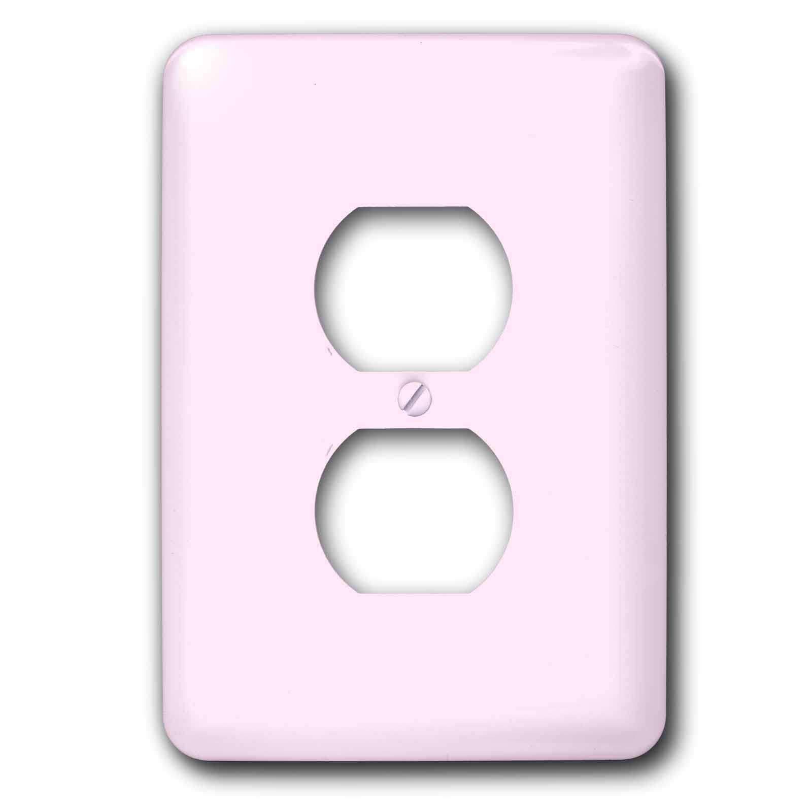 Babys Breath Pink plaque de finition pour double prise de courant lsp_30675_6