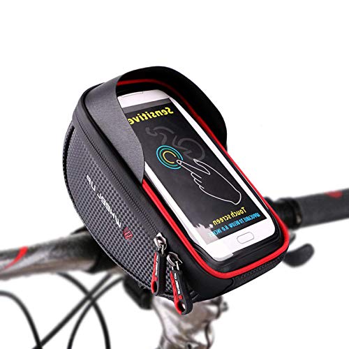 Bolsa Bicicleta Manillar Selighting Impermeable Soporte Movil Bolso Delantero Con pantalla