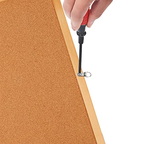 Belle Vous Bilderrahmen Aufhänger Set (415-Teilig) – Stabile Zackenaufhänger Aufhänger für Bilder, Verschiedene D-Ringe & Schrauben – Bilder Haken Wand Bild Aufhänger für Bilderrahmen, Spiegel, Uhr - Image 6