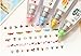 Eff-cientt 4pcs Korea Cute Novelty Sticker Machines，Decoration Tape