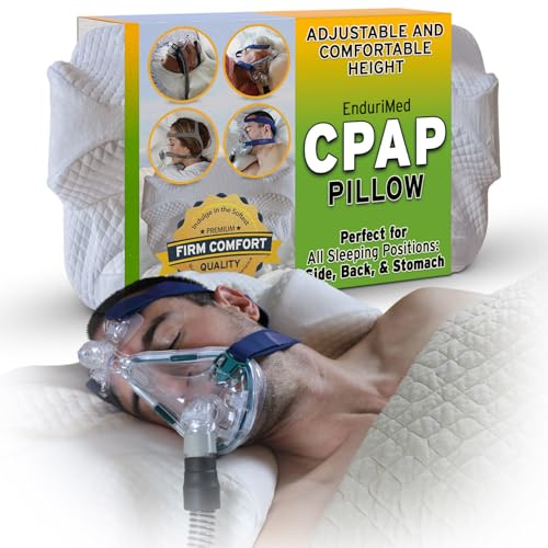 EnduriMed CPAP Pillow for Side Sleeping - Adjustable Memory Foam CPAP Pillows for Side & Back...*