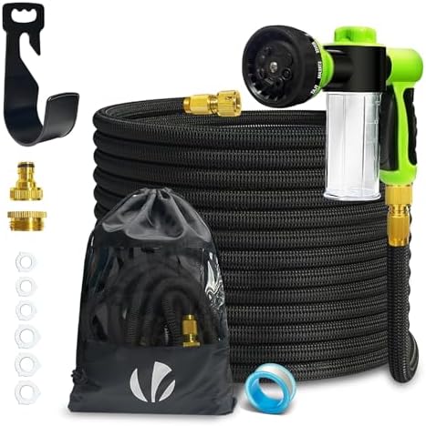 VOUNOT® Manguera Extensible 15m, Manguera Flexible Jardín con Pis...