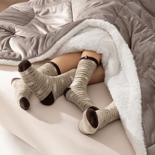 UGG Blissful Queen Comforter Set, Cozy & Reversible, 3-Piece, Brown Fawn - image 7