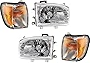 Garage-Pro Headlight Compatible with 1999-2004 Nissan Pathfinder Driver and Passenger Side SET