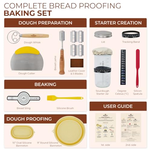 Save 38% on Breadcraft Sourdough Proofing Basket Set