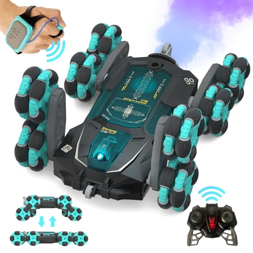 Opmind 8WD Hand Controlled RC Stunt Car, Gesture Sensing Remote Control Crawler Car for Boys Age...