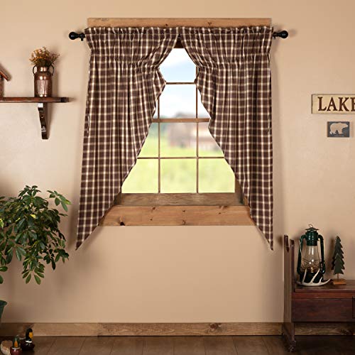 VHC-Brands-Rustic-Lodge-Farmhouse-Window-Rory-Prairie-Curtain-Pair-Panel-63x36x18-Chocolate-Brown VHC Brands Rustic Lodge Farmhouse Window Rory Prairie Curtain Pair Panel 63x36x18 Chocolate Brown