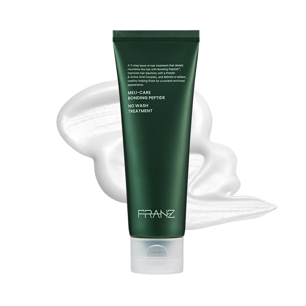 FRANZ Bond Repair Hair Mask (Leave-In Treatment) - Peptide & Protein Complex for Damaged Hair | Lightweight, Silicone-Free, 4.06 fl oz