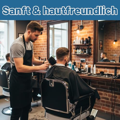 5-tlg. Friseur Zubehör Set mit Neck Brush Set, weicher Friseurbürste und Haarbürsten, professionelle Barber Accessoires zur Haarreinigung und Nackenreinigung, ideal für Salon und Haushalt