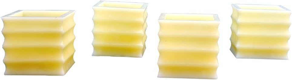 Vanilla Flameless Candle (Set of 4) Color: Cream