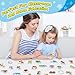 Broytain 40 Animal Fridge Magnets for Toddlers,Animal Foam Refrigerator Magnets Toys for Kids Whiteboard,Learning Games,Educational Toys,Preschool Kindergarten Learning Activities Homeschool