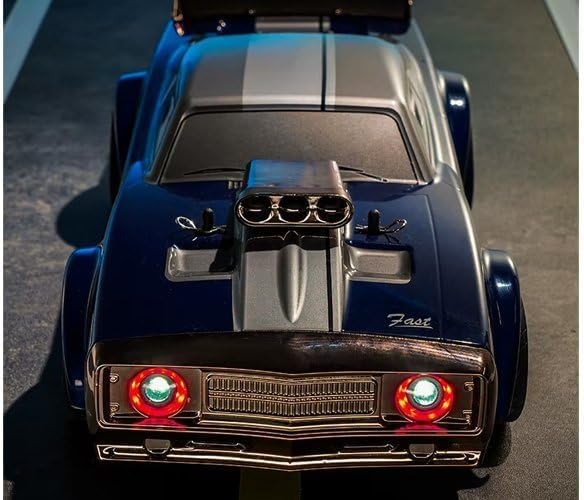 Image of Drift Stunt Remote Control Car, 1 /16 RTR Muscle Caar 35Km /h High Speed RC Drift Car for Adults, 4X4 All Road Drifting Truckr, Drift Rc Car with 7 Modes Angle Eyes Lights Drift Stunt Car