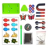 EUDAX Labs Junior Science N/S Magnet Set for Education Science Experiment Tools Icluding...