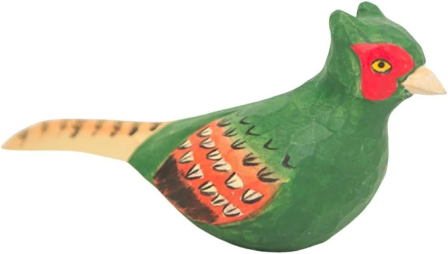 Amazon.co.jp: Vilom 木工芸品 木彫り鳥 かわいいさえずりインテリア
