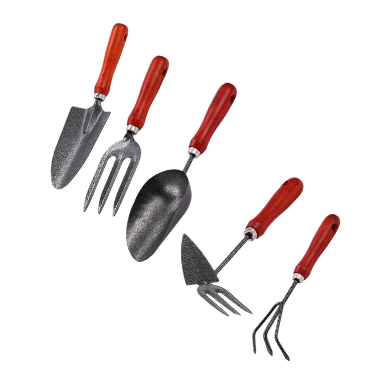 BESPORTBLE 2ensembles Set Outils De Jardinage Multifonction avec Râteau Et Pelle Ergonomiques pour Entretien Plantes Et Légumes Extérieur