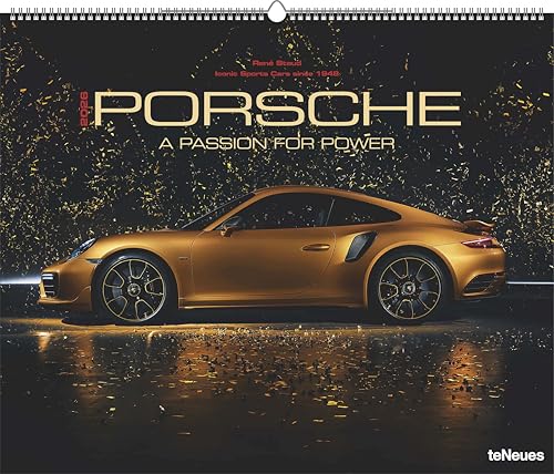 teNeues - Porsche – A Passion for Power 2026 | Großformatiger Wandkalender 60x50 cm mit Fotografien von René Staud für Porsche-Fans & Sportwagenliebhaber: Iconic Sportscars since 1948
