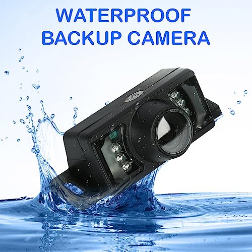 Backup License Plate HD Camera Night Vision Rear View 8 IR LED Waterproof Compatible with Pioneer Car Radio AVH-120BT AVH-210EX AVH-2550NEX AVH-X490BS DMH-WT8600NEX DMH-100BT DMH-160BT
